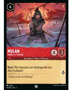 Mulan - Soldier in Training