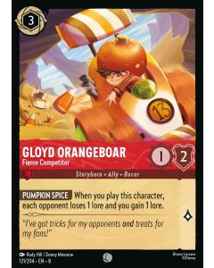 Gloyd Orangeboar - Fierce Competitor