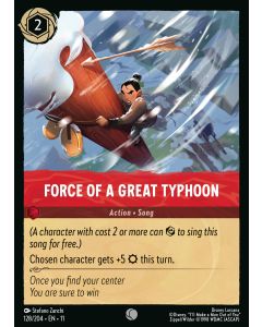 Force of a Great Typhoon