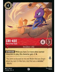 Cri-Kee - Part of the Team