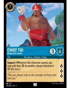 Chief Tui - Respected Leader