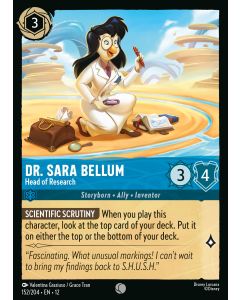 Dr. Sara Bellum - Head of Research