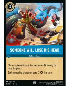 Someone Will Lose His Head