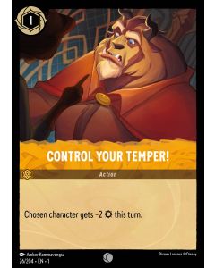 Control Your Temper!
