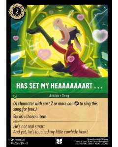 Has Set My Heaaaaaaart...