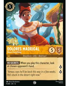 Dolores Madrigal - Hears Everything
